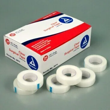 Clear Surgical Tape Box (1/2")