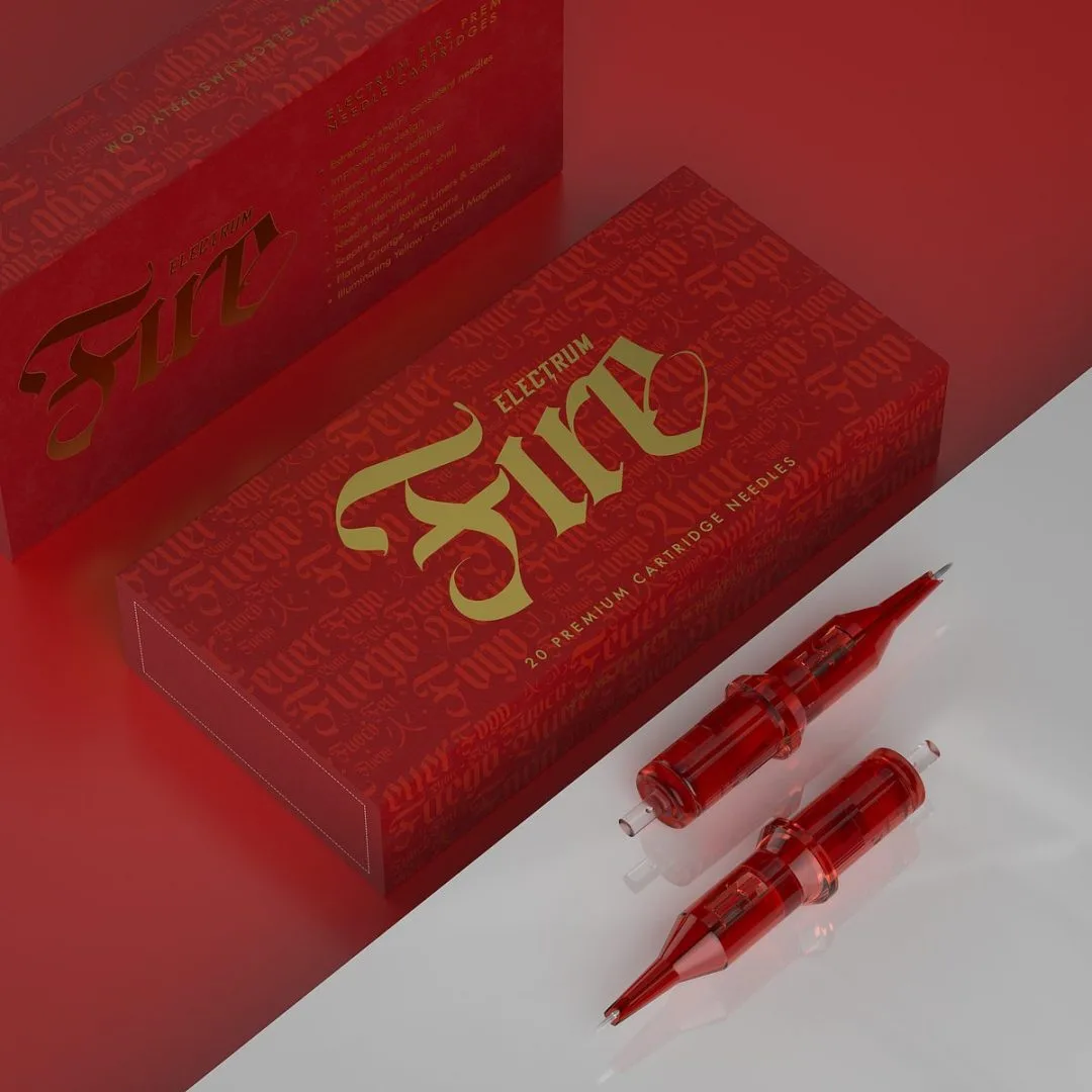 Electrum FIRE Premium Tattoo Needle Cartridges - Round Liner Regular Tight #12 - Image 5