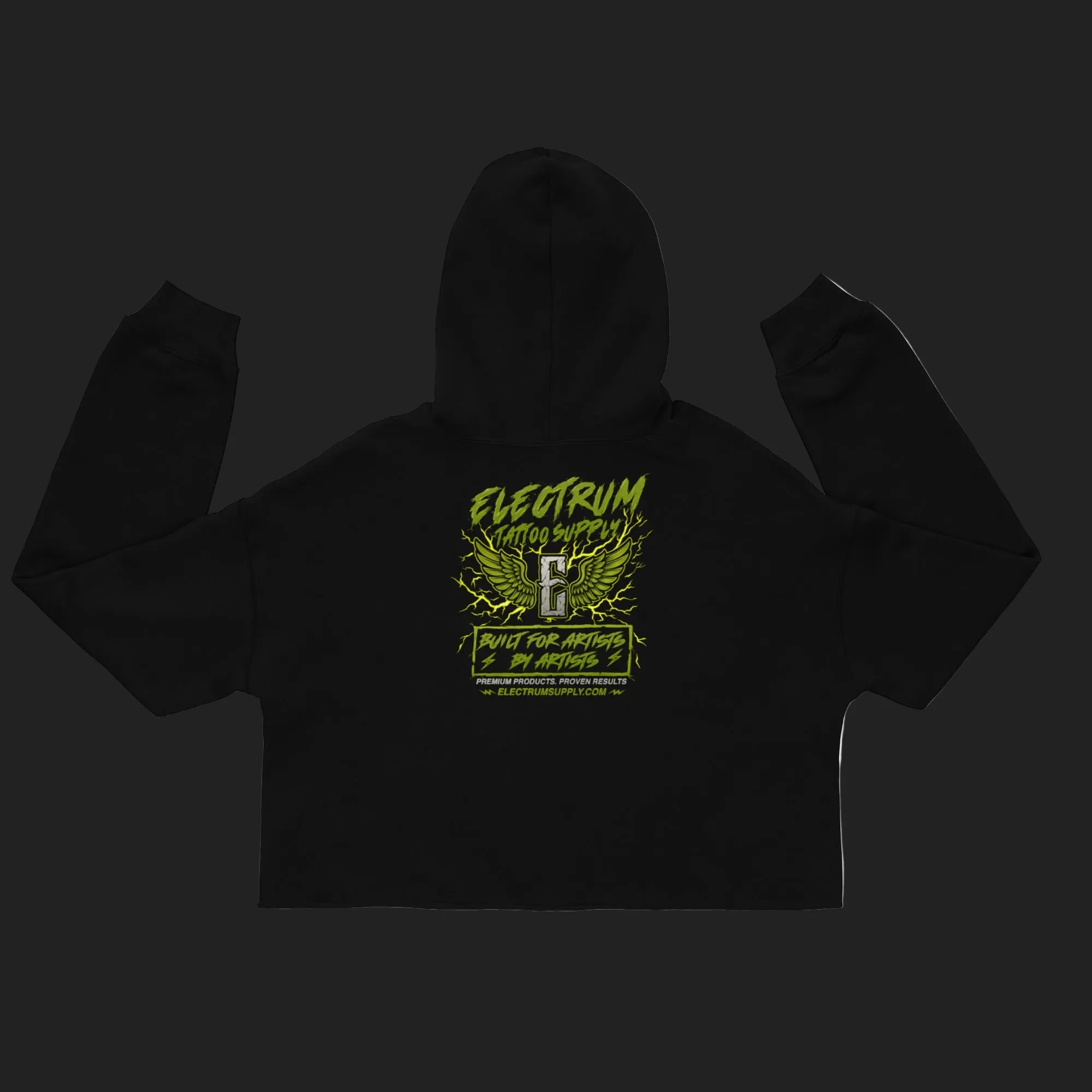 Electrum Supply Voltage Crop Hoodie