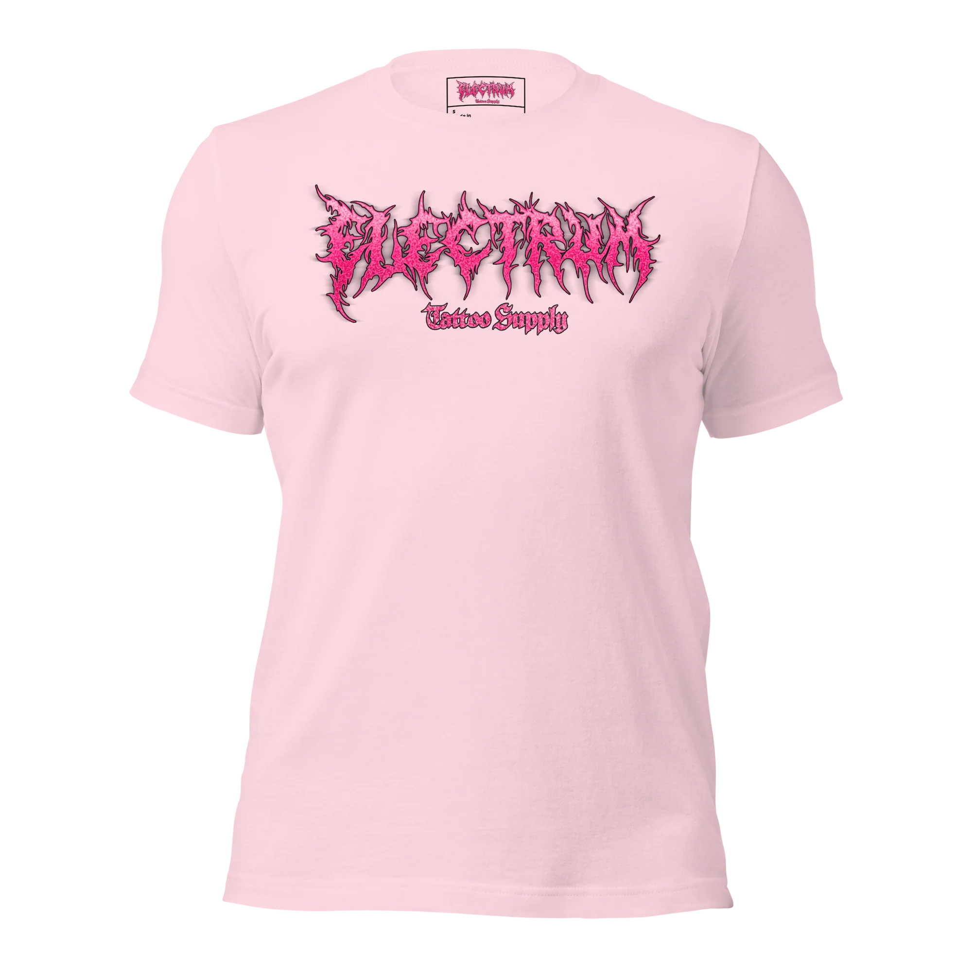 Electrum Supply Tee – Pink Glitter Metal